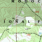 United States Geological Survey Pease Flat, CA-OR (1993, 24000-Scale) digital map