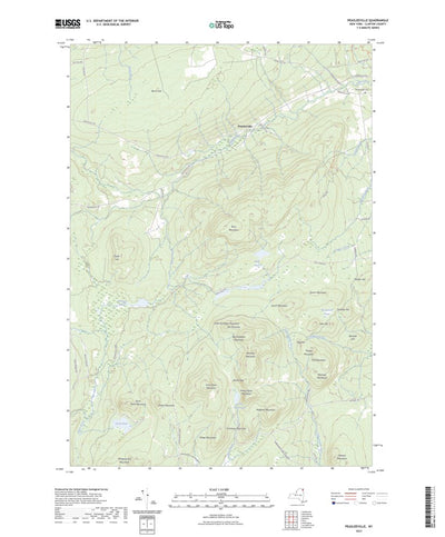 United States Geological Survey Peasleeville, NY (2023, 24000-Scale) digital map