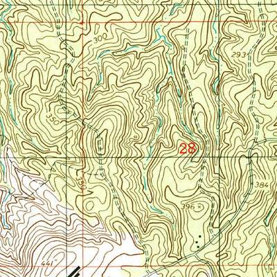 United States Geological Survey Peason, LA (1998, 24000-Scale) digital map