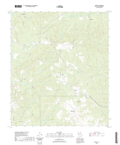 United States Geological Survey Peason, LA (2020, 24000-Scale) digital map