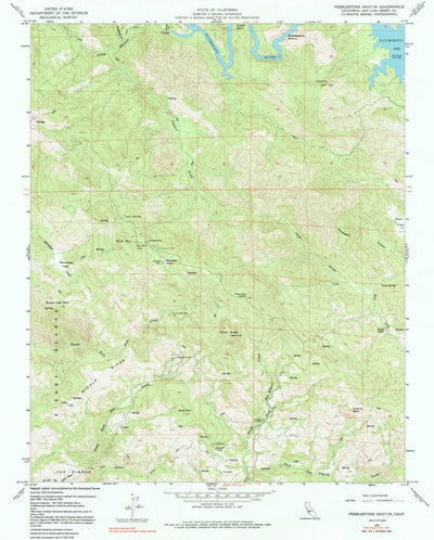 United States Geological Survey Pebblestone Shut-In, CA (1959, 24000-Scale) digital map