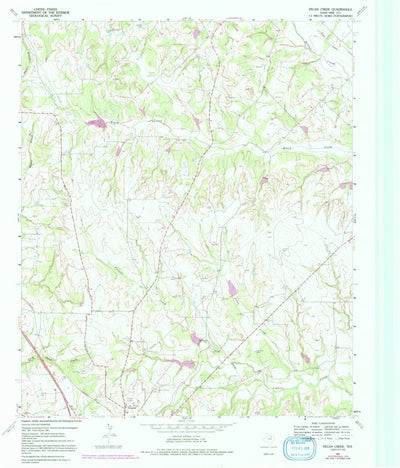 United States Geological Survey Pecan Creek, TX (1961, 24000-Scale) digital map