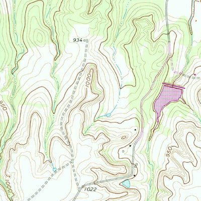 United States Geological Survey Pecan Creek, TX (1961, 24000-Scale) digital map