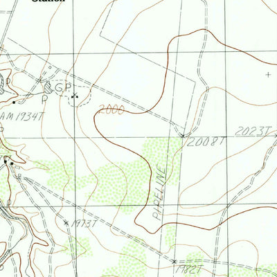 United States Geological Survey Pecan Station, TX (1984, 24000-Scale) digital map