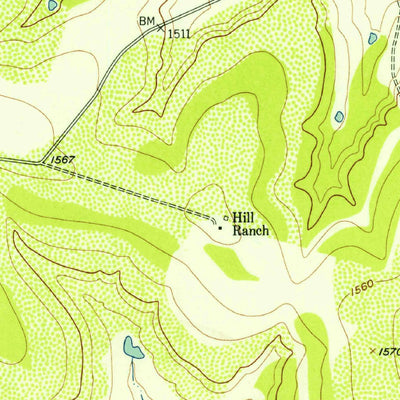 United States Geological Survey Pecan Wells, TX (1956, 24000-Scale) digital map