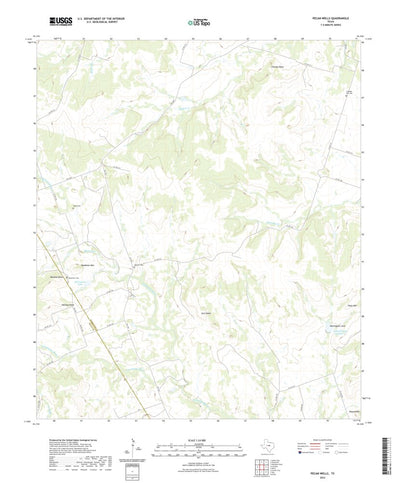 United States Geological Survey Pecan Wells, TX (2022, 24000-Scale) digital map