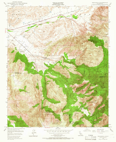 United States Geological Survey Pechanga, CA (1949, 24000-Scale) digital map