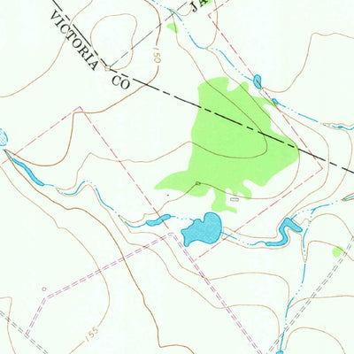 United States Geological Survey Peck Branch, TX (1966, 24000-Scale) digital map