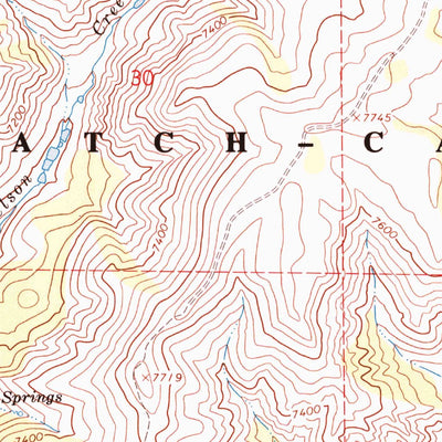 United States Geological Survey Peck Canyon, UT (1968, 24000-Scale) digital map