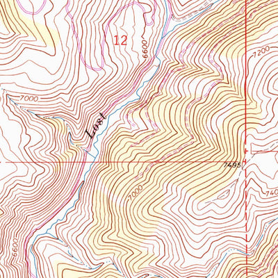 United States Geological Survey Peck Canyon, UT (1968, 24000-Scale) digital map