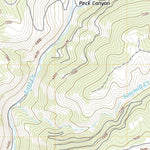 United States Geological Survey Peck Canyon, UT (2020, 24000-Scale) digital map
