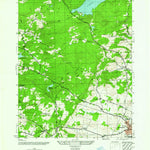 United States Geological Survey Peck Lake, NY (1962, 24000-Scale) digital map