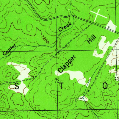United States Geological Survey Peck Lake, NY (1962, 24000-Scale) digital map