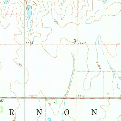 United States Geological Survey Peckham, OK-KS (1968, 24000-Scale) digital map