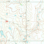 United States Geological Survey Peckham, OK-KS (1968, 24000-Scale) digital map