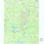 United States Geological Survey Pecks Pond, PA (1992, 24000-Scale) digital map