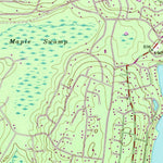 United States Geological Survey Pecks Pond, PA (1992, 24000-Scale) digital map