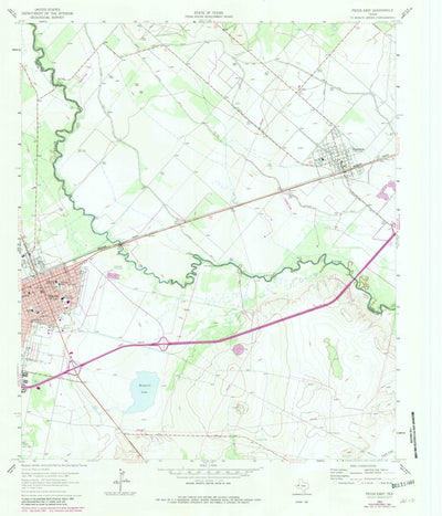 United States Geological Survey Pecos East, TX (1963, 24000-Scale) digital map