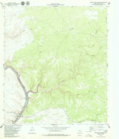 United States Geological Survey Pecos High Bridge, TX (1979, 24000-Scale) digital map
