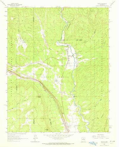 United States Geological Survey Pecos, NM (1961, 24000-Scale) digital map