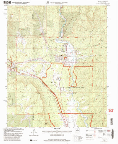 United States Geological Survey Pecos, NM (2002, 24000-Scale) digital map
