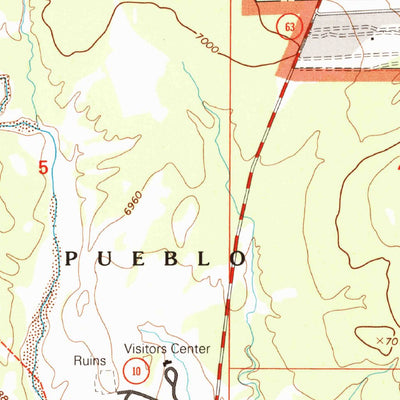 United States Geological Survey Pecos, NM (2002, 24000-Scale) digital map
