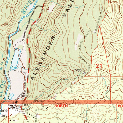 United States Geological Survey Pecos, NM (2002, 24000-Scale) digital map