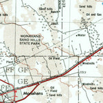 United States Geological Survey Pecos, TX (1954, 250000-Scale) digital map