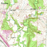 United States Geological Survey Peculiar, MO (1954, 24000-Scale) digital map