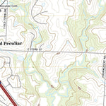 United States Geological Survey Peculiar, MO (2021, 24000-Scale) digital map