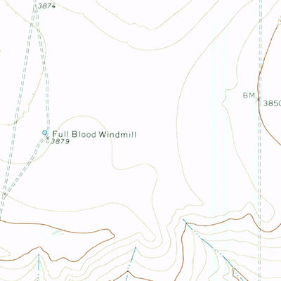 United States Geological Survey Pedarosa Camp, TX (1971, 24000-Scale) digital map