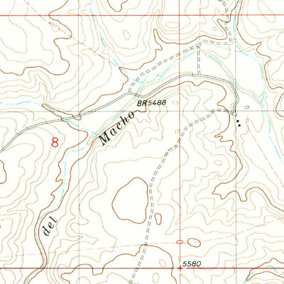 United States Geological Survey Pedernal Arroyo, NM (1981, 24000-Scale) digital map