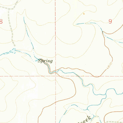 United States Geological Survey Pedernal Creek, NM (1966, 24000-Scale) digital map