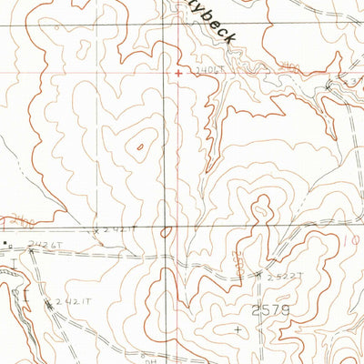 United States Geological Survey Pedigo Coulee, MT (1983, 24000-Scale) digital map
