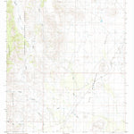 United States Geological Survey Pedregosa Mountains East, AZ (1986, 24000-Scale) digital map