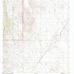 United States Geological Survey Pedregosa Mountains East, AZ (1996, 24000-Scale) digital map