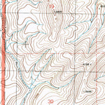 United States Geological Survey Pedregosa Mountains East, AZ (1996, 24000-Scale) digital map