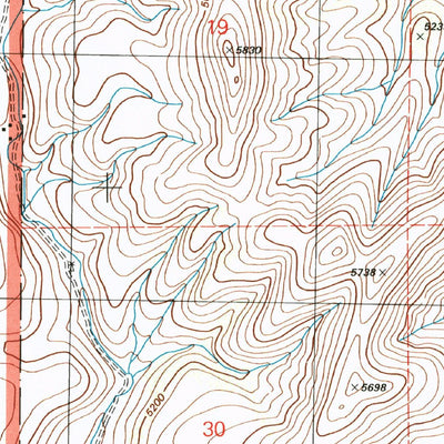 United States Geological Survey Pedregosa Mountains East, AZ (1996, 24000-Scale) digital map