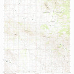 United States Geological Survey Pedregosa Mountains West, AZ (1986, 24000-Scale) digital map