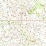United States Geological Survey Pedregosa Mountains West, AZ (1986, 24000-Scale) digital map