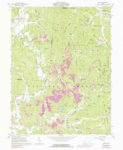 United States Geological Survey Pedro, OH (1961, 24000-Scale) digital map