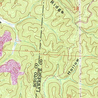 United States Geological Survey Pedro, OH (1961, 24000-Scale) digital map