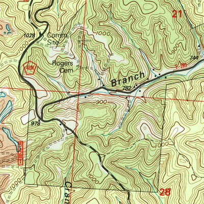 United States Geological Survey Pedro, OH (2002, 24000-Scale) digital map