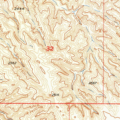 United States Geological Survey Pedro SE, SD (1955, 24000-Scale) digital map