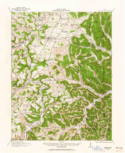 United States Geological Survey Peebles, OH (1916, 62500-Scale) digital map
