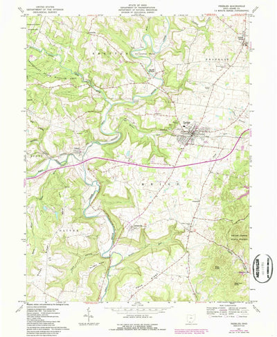 United States Geological Survey Peebles, OH (1961, 24000-Scale) digital map