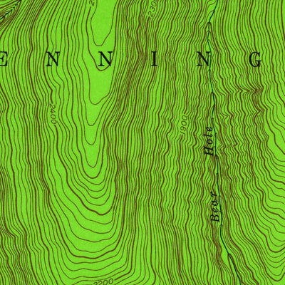 United States Geological Survey Peekamoose Mountain, NY (1943, 24000-Scale) digital map