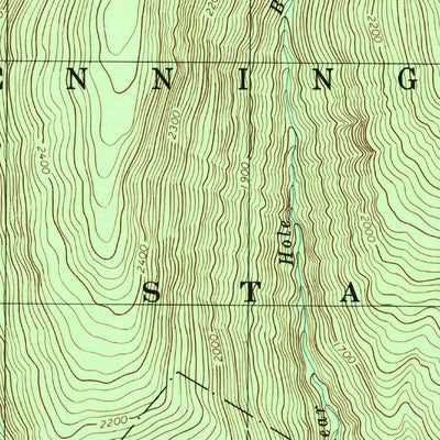 United States Geological Survey Peekamoose Mountain, NY (1997, 24000-Scale) digital map