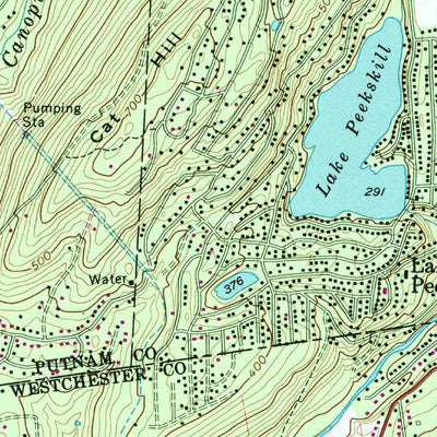United States Geological Survey Peekskill, NY (1957, 24000-Scale) digital map