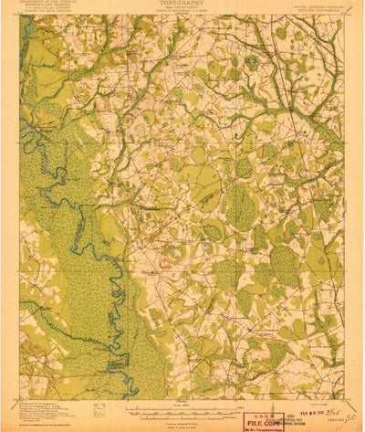 United States Geological Survey Peeples, SC-GA (1920, 62500-Scale) digital map